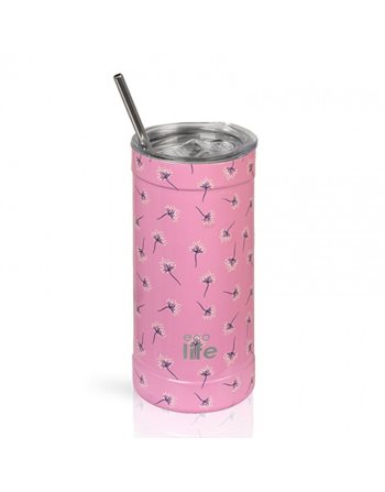 ECOLIFE COFFEE THERMOS PINK DANDELION 500ml  Παγούρια Θερμός