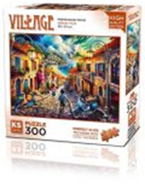 KS PUZZLE VILLAGE MEDITERRANEAN STREET 300pcs