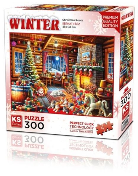 KS PUZZLE WINTER CHRISTMAS ROOM 300pcs