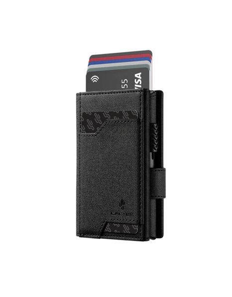 CACTUS WALLET IN&OUT 3 CASES RFID BLACK