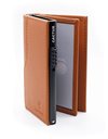 CACTUS LEATHER WALLET 2 CASES BROWN