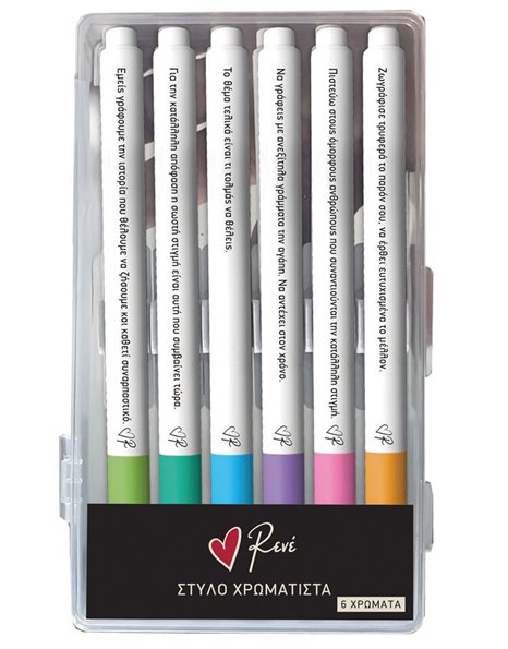 FELT PEN RENE SET 6pcs