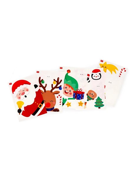 LEGAMI SET OF 35 WINDOW STICKERS WINDO-WOW - CHRISTMAS
