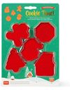 LEGAMI 5 COOKIE CUTTERS WITH STAMPS COOKIE TIME! - CHRISTMAS