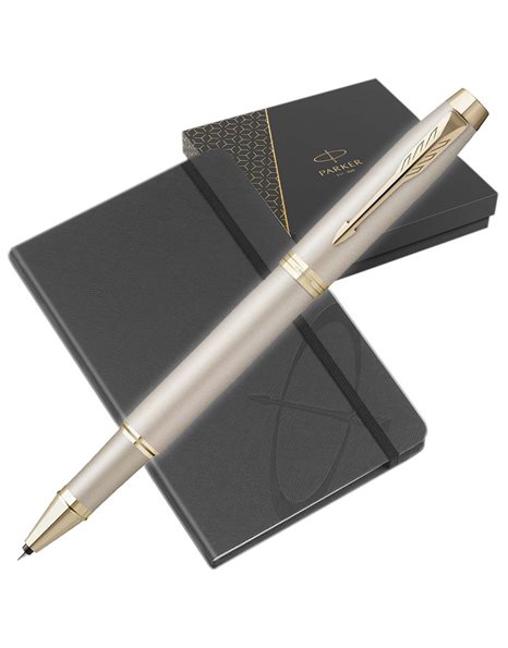 PARKER I.M. MONO CHAMPAGNE RB + NOTEBOOK