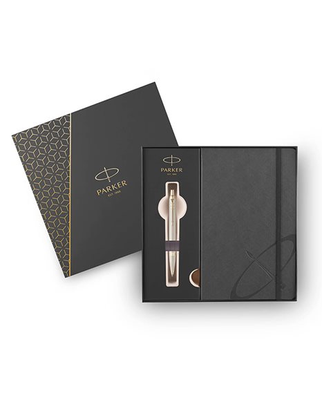 PARKER I.M. MONO CHAMPAGNE BP + NOTEBOOK