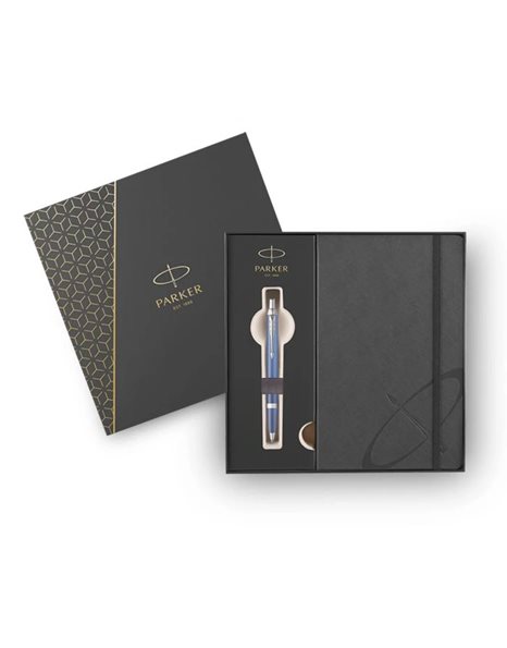 PARKER I.M. RITUALS BLUE BP + NOTEBOOK
