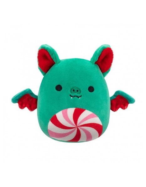 SQUISHMALLOWS XMAS 13cm W2 RICARDO THE PEPPERMINT BAT