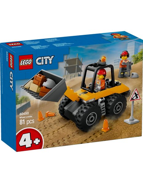 LEGO CITY GREAT VEHICLES YELLOW CONSTRUCTION WHEEL LOADER 60450