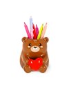 LEGAMI CERAMIC PEN HOLDER DESK FRIENDS - TEDDY BEAR