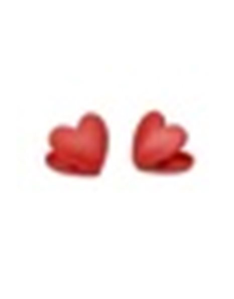 LEGAMI SET OF 6 BAG CLIPS - HEART 