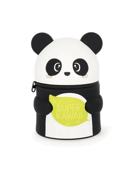 LEGAMI 2-IN-1 SILICONE PENCIL CASE SUPER KAWAII - PANDA