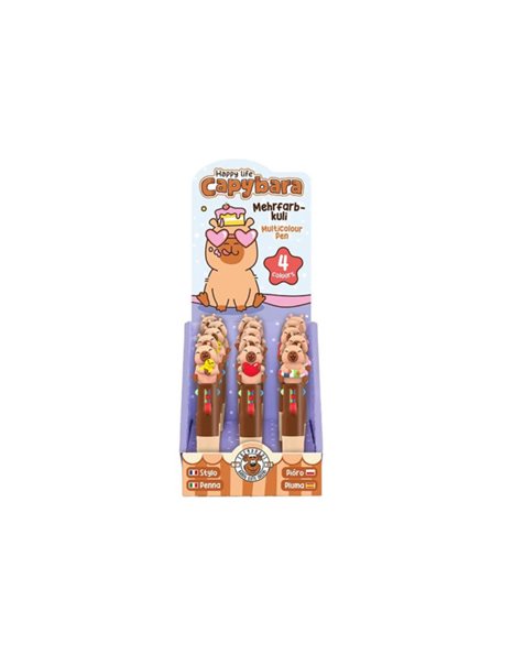 ΣΤΥΛΟ TREND 966797 CAPYBARA MINI MULTI 4COLOURS