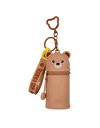 LEGAMI MINI KAWAII COIN PURSE WITH KEY RING - TEDDY BEAR