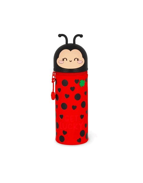 LEGAMI 2-IN-1 SOFT SILICONE PENCIL CASE KAWAII - LADYBUG