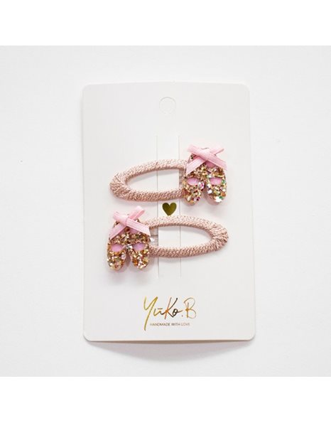 ΚΟΚΑΛΑΚΙΑ ΜΕ ΚΛΙΠ ΜΑΛΛΙΩΝ YUKO.B PARIS COLLECTION - BALLET