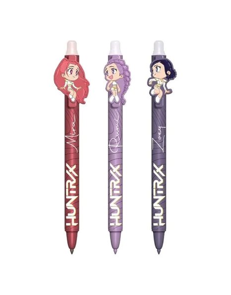 K-POP DEMON HUNTERS ERASABLE GEL PEN 3 τμχ