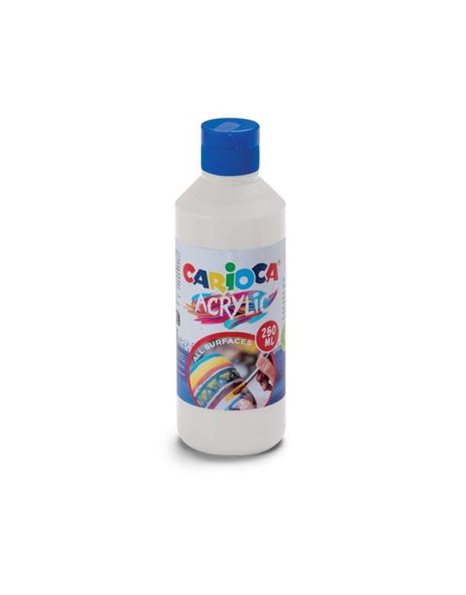 CARIOCA ACRYLIC 250ml 40431/01 WHITE