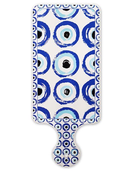CERAMIC-COARK POT COASTER LARGE RECTANGULAR - GREECE 3