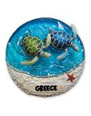 MAGNET TURTLE GREECE GREEN BLUE COAST