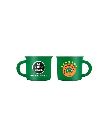 ESPRESSO MUG PAO BASKETBALL 2 - WE THE GREENS GREEN