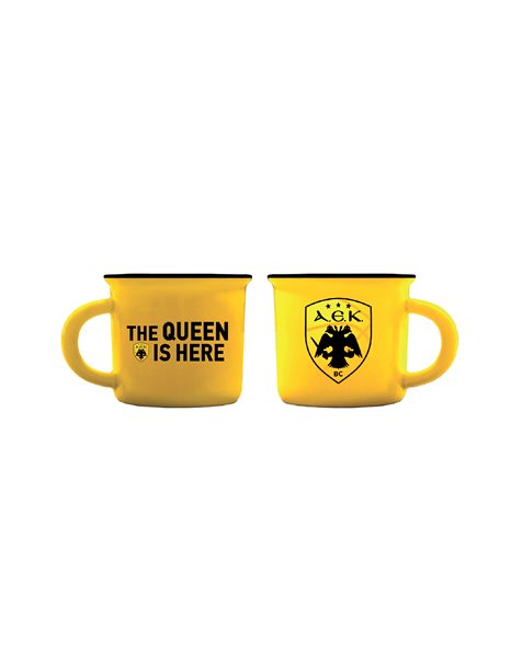 ΚΟΥΠΑ ΕΣΠΡΕΣΟ ΑΕΚ ΜΠΑΣΚΕΤ 1 - THE QUEEN IS HERE ΚΙΤΡΙΝΗ