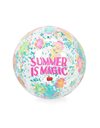 LEGAMI INFLATABLE GLITTER BEACH BALL - SUMMER IS MAGIC