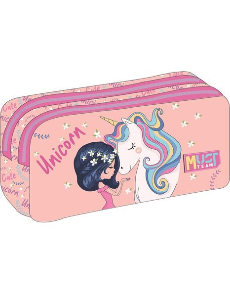 ΚΑΣΕΤΙΝΑ MUST TEAM 21x6x9 2ΦΕΡΜΟΥΑΡ GIRL & UNICORN