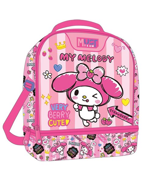 ΤΣΑΝΤΑΚΙ ΦΑΓΗΤΟΥ ΙΣΟΘΕΡΜΙΚΟ MUST TEAM 22x16x28 MY MELODY PINK BOW