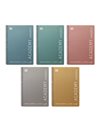 ACADEMY METALLICS SPIRAL NOTEBOOK B5 4SUBJECT