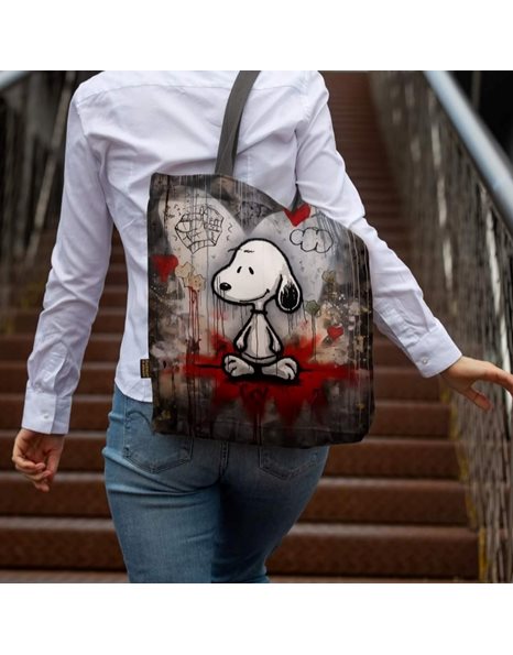 ΤΣΑΝΤΑ MEDIUM ΒΕΛΟΥΤΕ SNOOPY