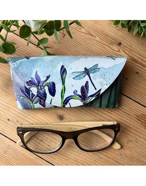 GLASSES CASE DRAGONFLIES
