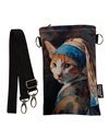 ΤΣΑΝΤΑΚΙ ΚΙΝΗΤΟΥ ΒΕΛΟΥΤΕ CAT WITH EARRING