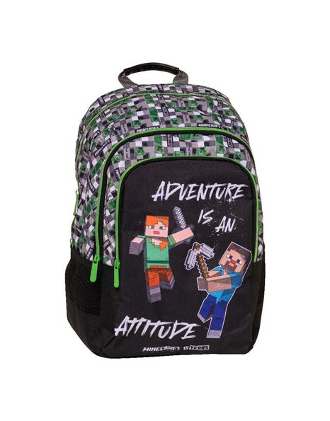 ELEMENTARY BACKPACK MINECRAFT BLACK
