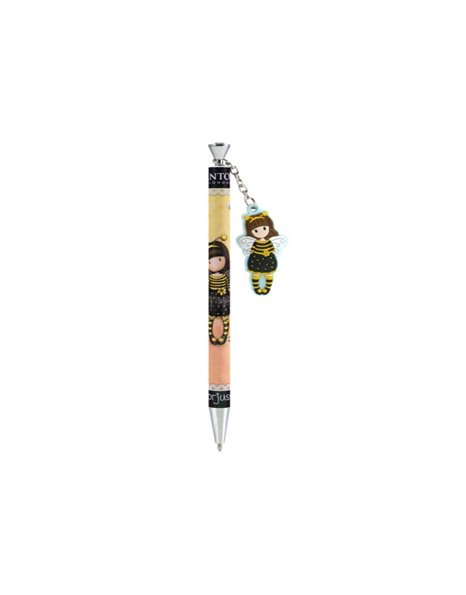 GORJUSS PEN WITH DANGLER BEE LOVED