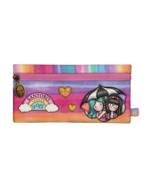 GORJUSS PENCIL CASE BE KIND TO ALL EACH OTHER
