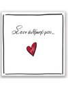 GREETING CARD WITH PIN - RENE / TO MY SPECIAL ONE