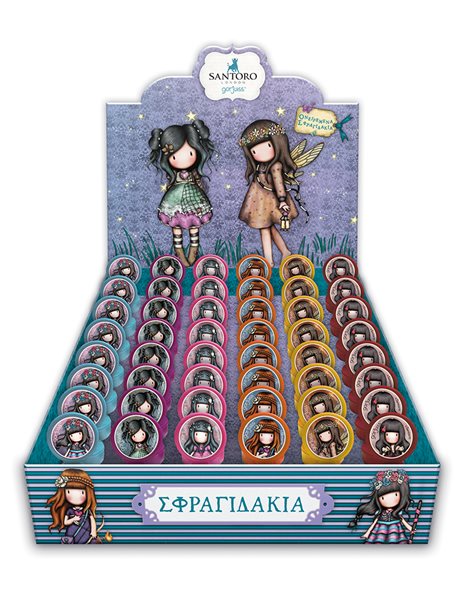 ΣΦΡΑΓΙΔΑΚΙΑ - SANTORO GORJUSS (6 ΣΧΕΔΙΑ)