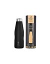 INSULATED TRAVEL FLASK SAVE THE AEGEAN 500ml MIDNIGHT BLACK 01-7799