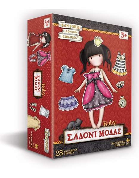 BOARD GAME SANTORO GORJUSS - MAGNETIC DRESS UP