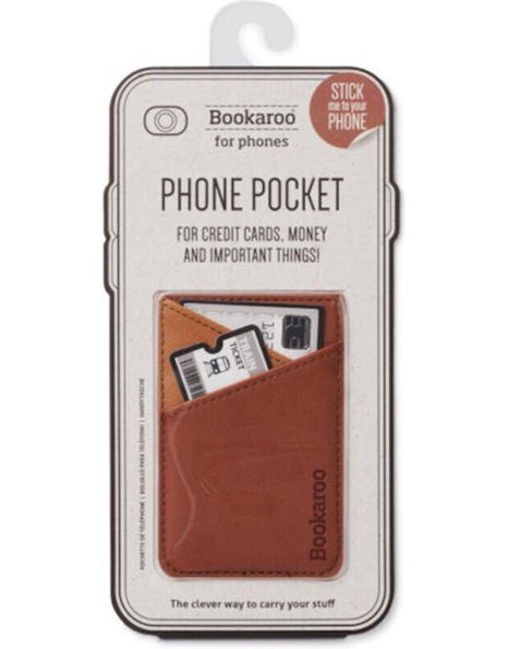 ΘΗΚΗ ΚΑΡΤΩΝ ΚΙΝΗΤΟΥ IF BOOKAROO 40502 BROWN