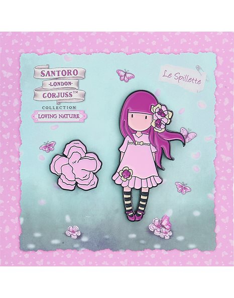 SANTORO PINS - CHERRY BLOSSOM