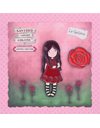 SANTORO PINS - A SINGLE ROSE