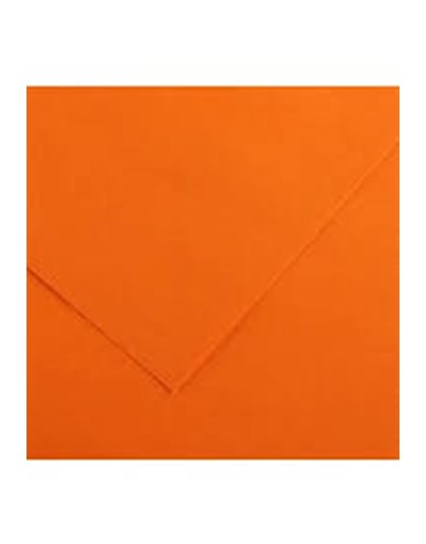 ΧΑΡΤΙ CANSON COLORLINE 50x70 220gr 09 ORANGE