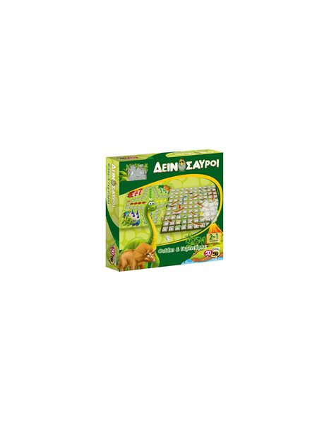 SNAKES AND LADDERS - LUDO BOARD GAME DINOSAURS