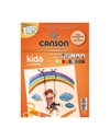 ΜΠΛΟΚ CANSON COLORLINE 25x35 220gr 9φ KIDS