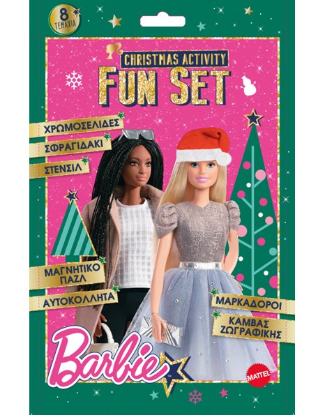 CHRISTMAS ACTIVITY FUN SET - BARBIE