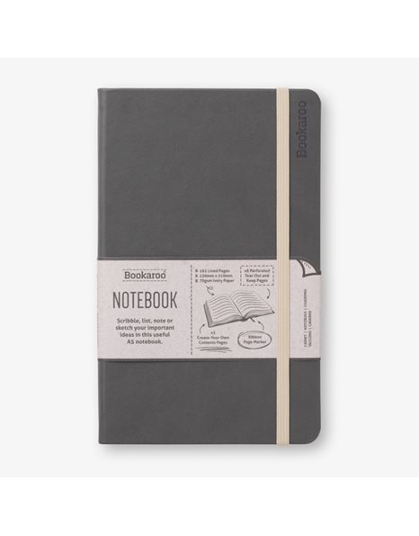 ΣΗΜΕΙΩΜΑΤΑΡΙΟ IF BOOKAROO A5 43233 CHARCOAL
