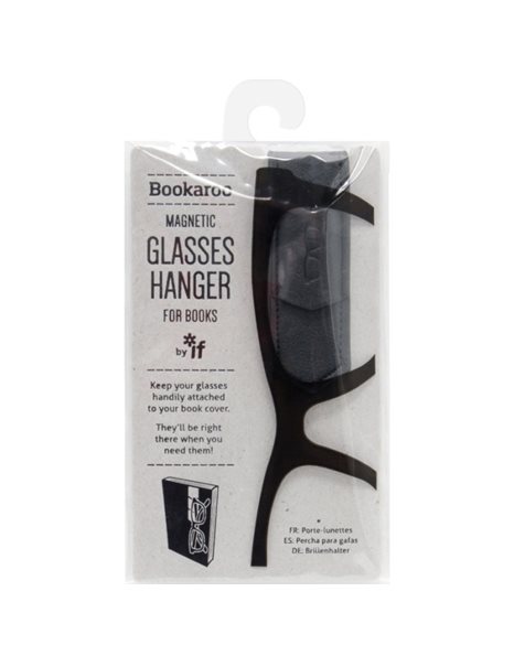 ΣΤΗΡΙΓΜΑ ΓΥΑΛΙΩΝ ΒΙΒΛΙΟΥ IF BOOKAROO HANGER 40801 BLACK