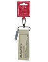 METAL KEYCHAIN - RENE / TAKE CARE